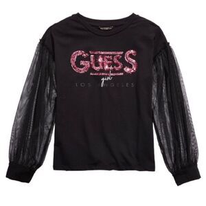 Guess mesh sequin top